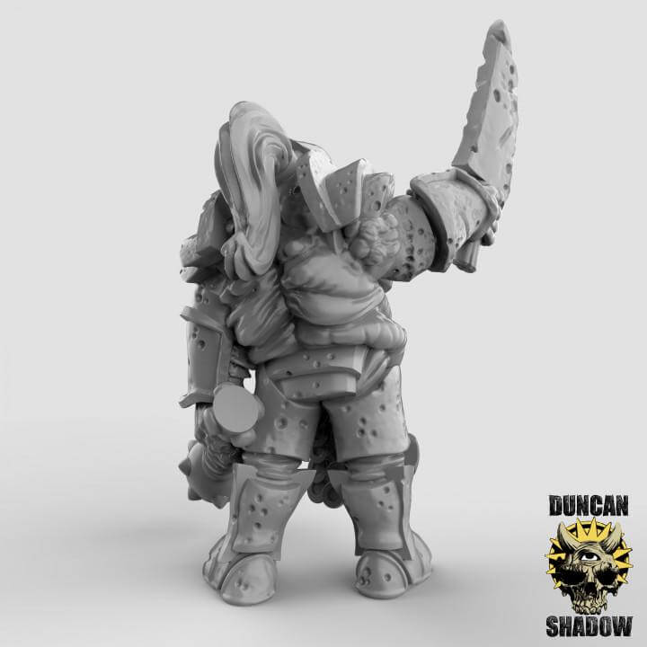 Plague Knights Chaos Warriors Set 1 | Duncan Shadow| PathFinder | Mini | Tabletop Wargaming | Dungeons and Dragons | Resin | Fantasy | RPG