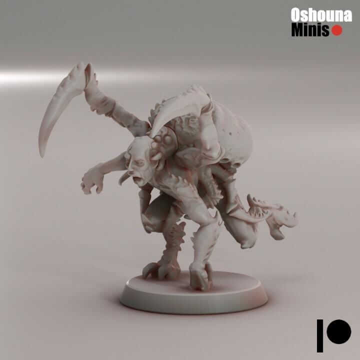 Infected Unit - Deep Hive - Oshunaminis - Tabletop wargaming miniature Grimdark | OPR | Sci-fi | Alien | Bug | Resin 3D Printed Mini | Swarm