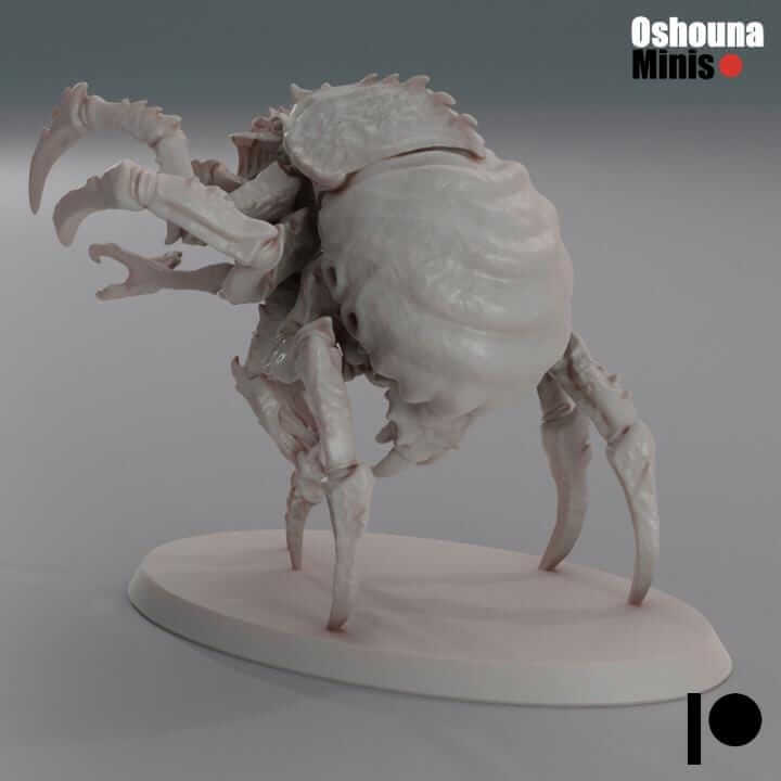 Infected Queen - Deep Hive - Oshunaminis Tabletop wargaming miniature Grimdark | OPR | Sci-fi | Alien | Bug | Resin 3D Printed Mini | Swarm