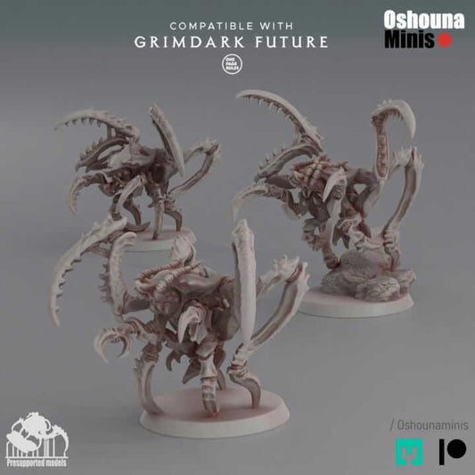 Leaper Shrimp - Deep Hive - Oshounaminis - Tabletop wargaming miniature for Grimdark | OPR | Sci-fi | Alien | Bug | Resin 3D Printed Mini