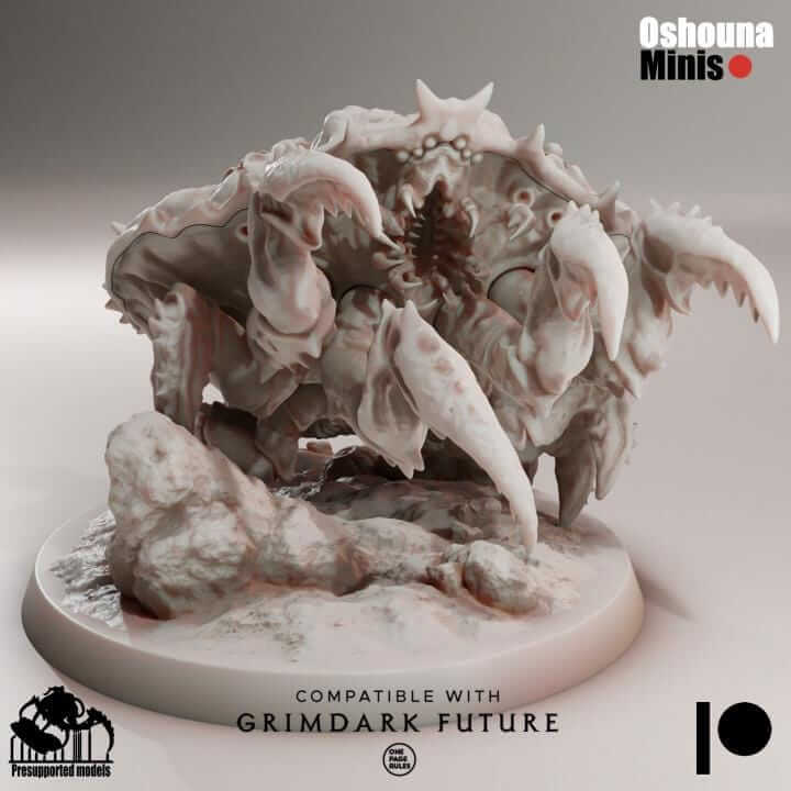 Slasher Crab - Deep Hive - Oshounaminis - Tabletop wargaming miniature for Grimdark | OPR | Sci-fi | Alien | Bug | Resin 3D Printed Mini