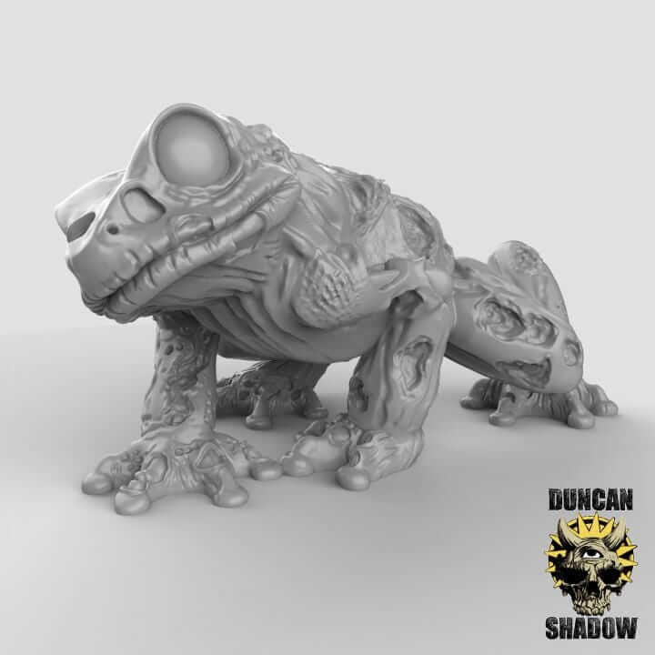 Zombie Frog | Duncan Shadow | PathFinder | Mini | Tabletop Wargaming | Dungeons and Dragons | Resin | Fantasy | RPG