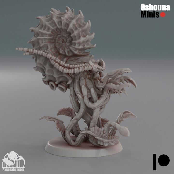 Deep Hive - Psymelter Nautilus - Oshunaminis - Tabletop Wargaming Compatible with GrimDark, OPR and other table top Wargames