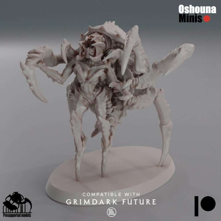 Infected Queen - Deep Hive - Oshunaminis Tabletop wargaming miniature Grimdark | OPR | Sci-fi | Alien | Bug | Resin 3D Printed Mini | Swarm