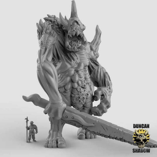 Chaos Plague Titan | Duncan Shadow | Grimdark | Fantasy | PathFinder | Mini | Tabletop Wargaming | Dungeons & Dragons | Resin | RPG