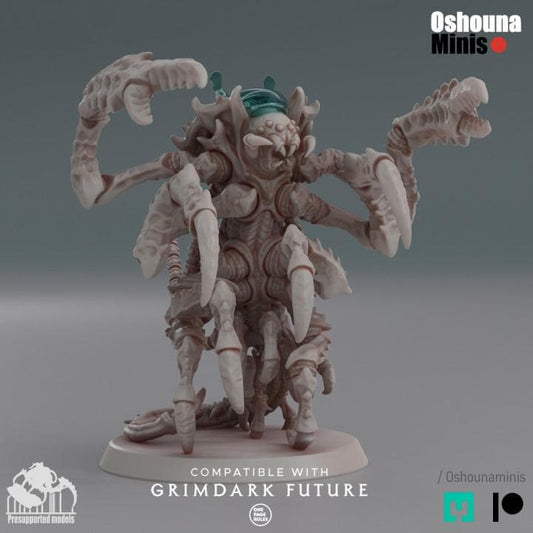 Neuroshrimp - Deep Hive - Oshounaminis - Tabletop Wargaming Miniature for Grimdark | OPR | Sci-fi | Alien | Bug | Resin 3D Printed Mini