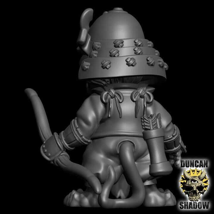 Mousle Samurai with Bows | Duncan Shadow | PathFinder | Mini | Tabletop Wargaming | Dungeons and Dragons | Resin | Fantasy | RPG