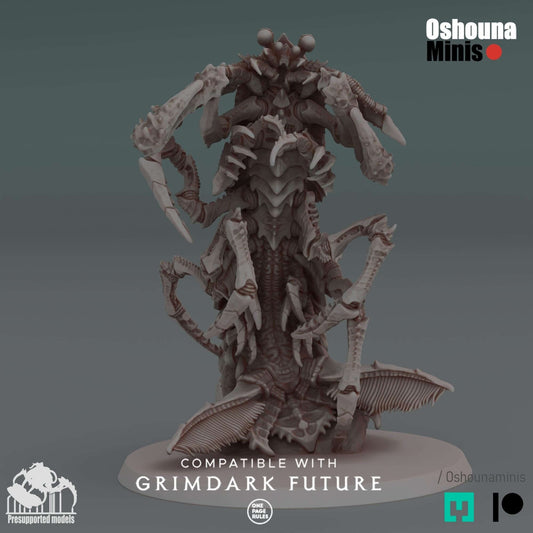 Great \ Ancient Leviathan 100mm base - Deep Hive - New March 25' Release Oshounaminis - Tabletop Wargaming for GrimDark, OPR Miniature Bug