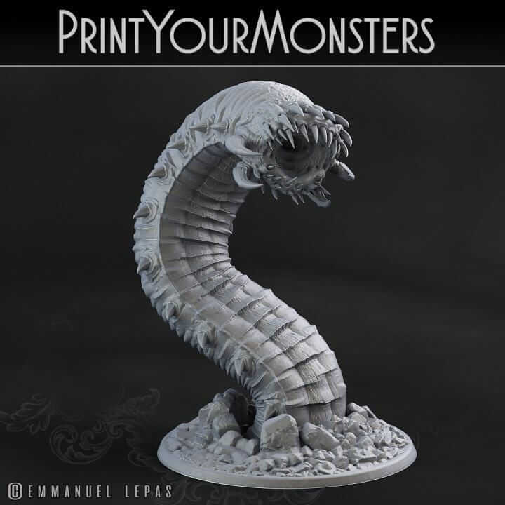 Purple Worm x3 | Fantasy | Print your Monster