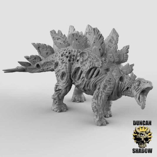 Undead Stegasaurus | Duncan Shadow | PathFinder | Mini | Tabletop Wargaming | Dungeons and Dragons | Resin | Fantasy | RPG