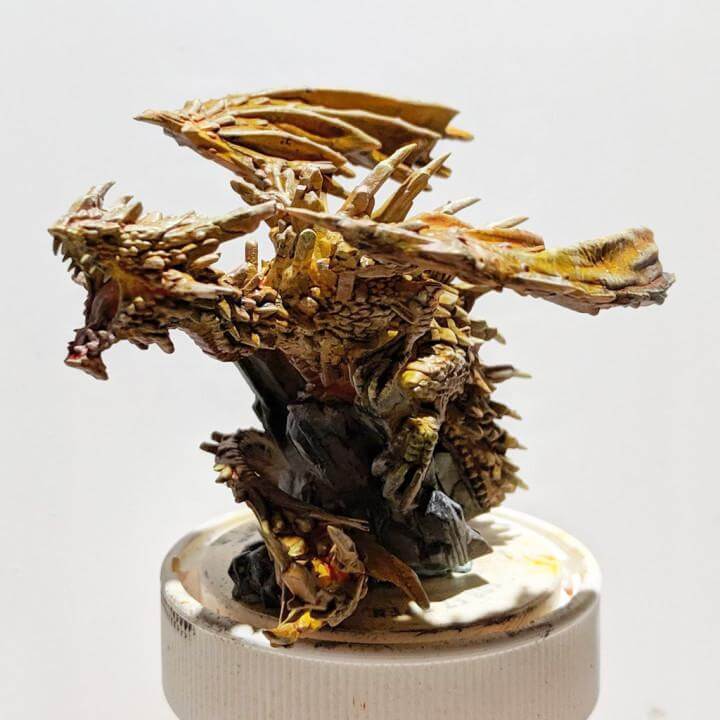 Crystal Dragon - Fantasy | Print your Monster | PathFinder | Mini | Tabletop Wargaming | Dungeons and Dragons | Resin | Fantasy | RPG |