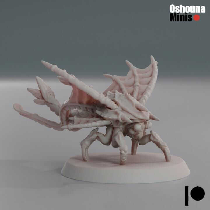 Flying SpikeSpitters x8 - Deep Hive - Tabletop wargaming miniature for Grimdark | OPR | Sci-fi | Alien | Bug | Resin 3D Printed Mini | Swarm