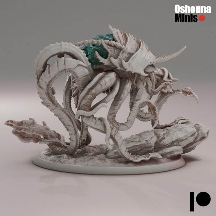 Great Poisoner - Deep Hive - Tabletop wargaming miniature for Grimdark | OPR | Sci-fi | Alien | Bug | Resin 3D Printed Mini | Swarm