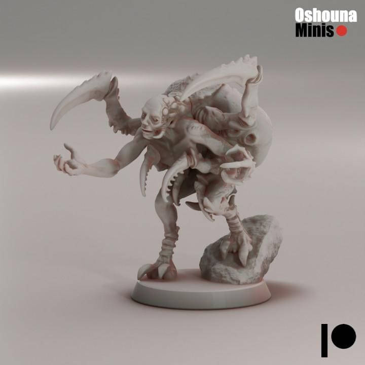 Infected Unit - Deep Hive - Oshunaminis - Tabletop wargaming miniature Grimdark | OPR | Sci-fi | Alien | Bug | Resin 3D Printed Mini | Swarm