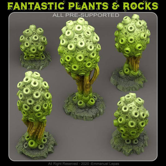 Poisonous Sponge Plant | Fantastic Plants and Rocks | PathFinder | Mini | Tabletop Wargaming | Dungeons and Dragons | Resin | Fantasy | RPG