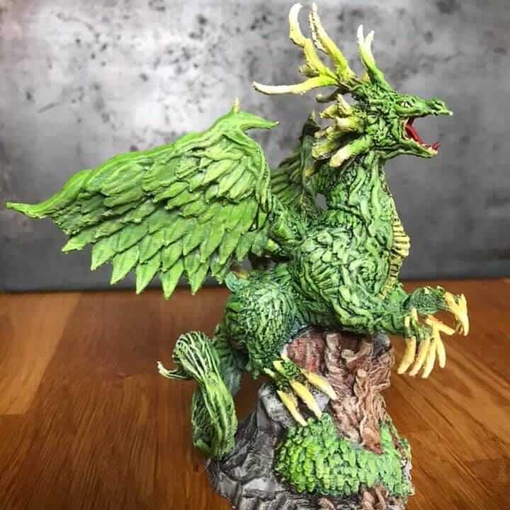 Forest Dragon | Fantasy | Print your Monster | PathFinder | Mini | Tabletop Wargaming | Dungeons and Dragons | Resin | Fantasy | RPG |