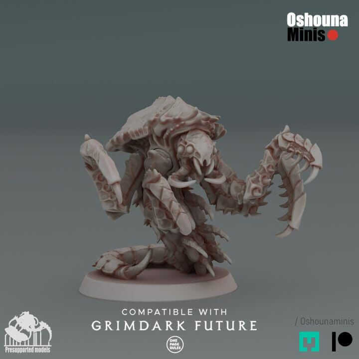 Ravenous Shrimps x3 - Deep Hive - Oshounaminis - Tabletop wargaming miniature for Grimdark | OPR | Sci-fi | Alien | Bug | Resin 3D Printed