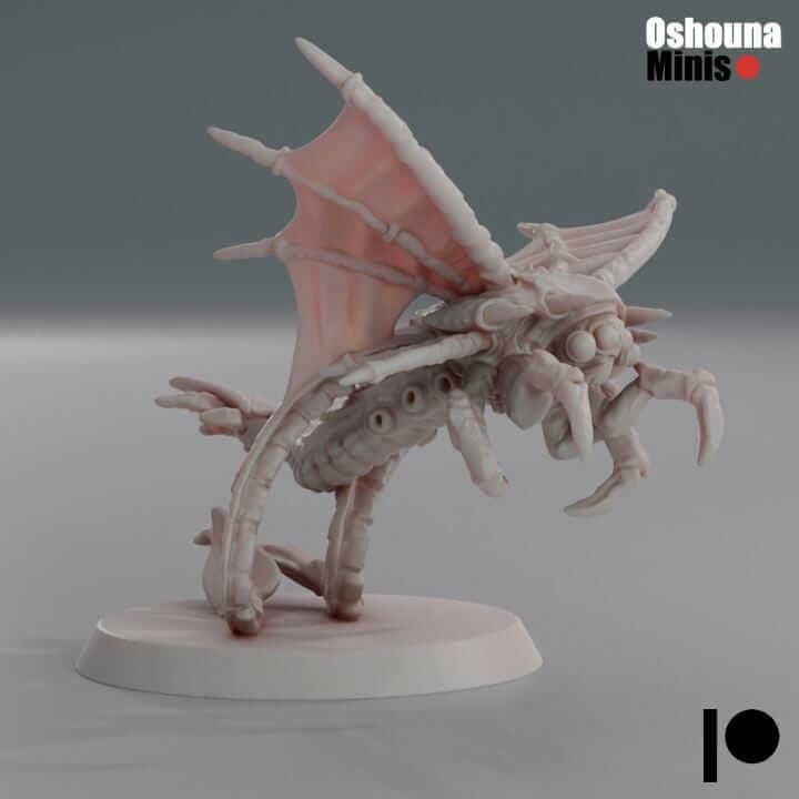 Flying SpikeSpitters x8 - Deep Hive - Tabletop wargaming miniature for Grimdark | OPR | Sci-fi | Alien | Bug | Resin 3D Printed Mini | Swarm