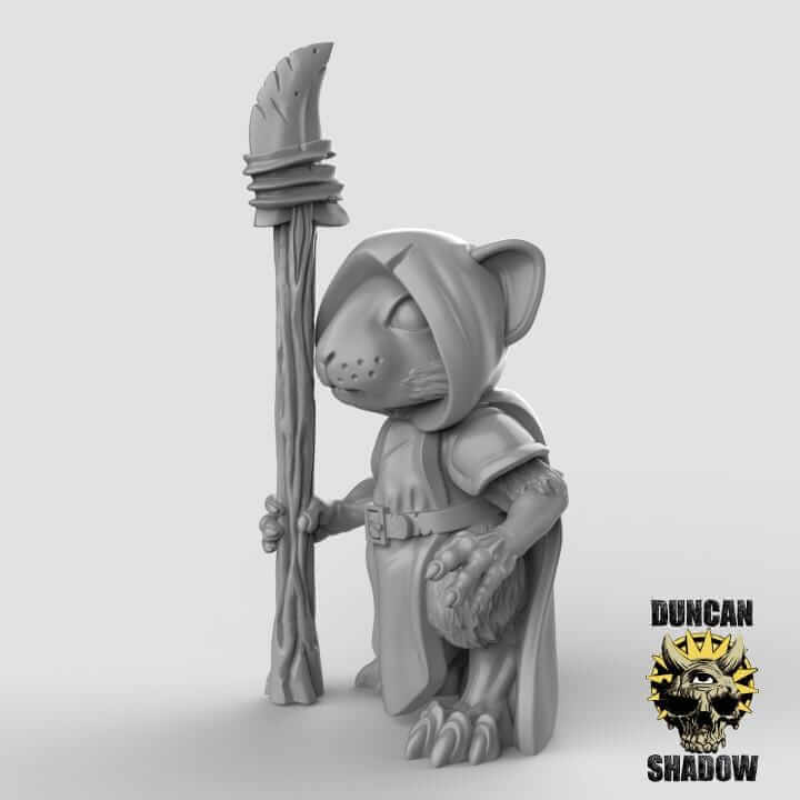 Mousle Rangers with Spears | Duncan Shadow| PathFinder | Mini | Tabletop Wargaming | Dungeons and Dragons | Resin | Fantasy | RPG