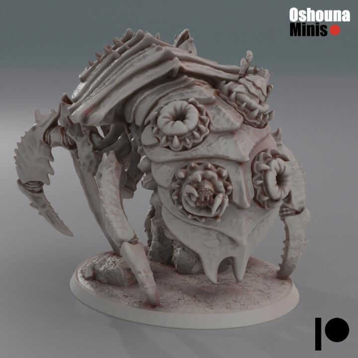 Deep Hive Mother Bug resin miniature by Oshouna Minis for tabletop wargaming, compatible with GrimDark and OPR.