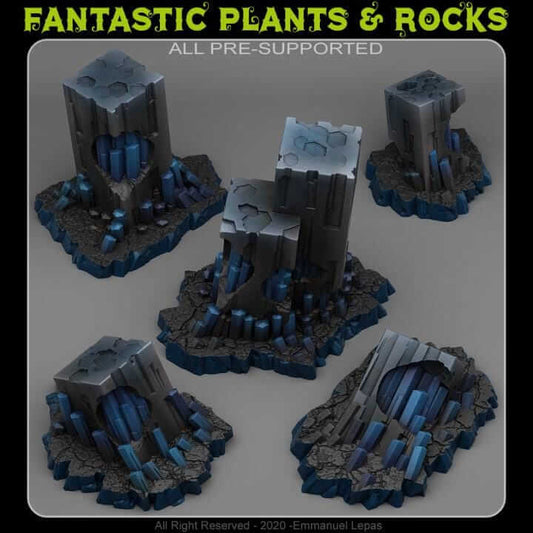 Sci Fi Relics | Fantastic Plants and Rocks | PathFinder | Mini | Tabletop Wargaming | Dungeons and Dragons | Resin | Fantasy | RPG