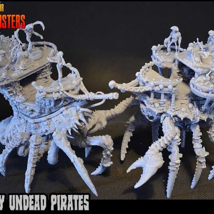 Crab Ship  - Print your Monster - Suitable for fantasy | RPG | Dungeons and Dragons and other tabletop wargames