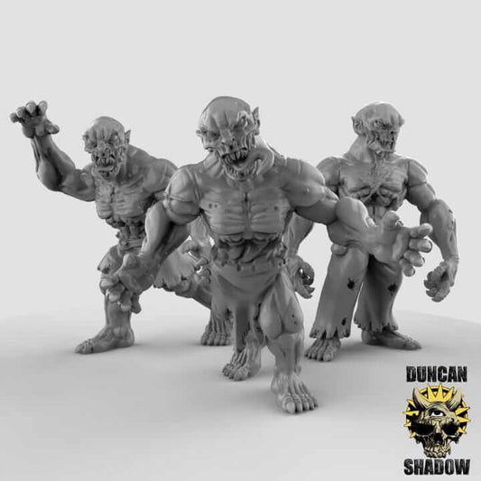 Ghouls | Duncan Shadow | PathFinder | Mini | Tabletop Wargaming | Dungeons and Dragons | Resin | Fantasy | RPG