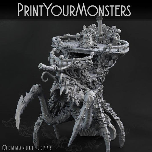 Shrimp Ship| Fantasy | Print your Monster | PathFinder | Mini | Tabletop Wargaming | Dungeons and Dragons | Resin | Fantasy | RPG |