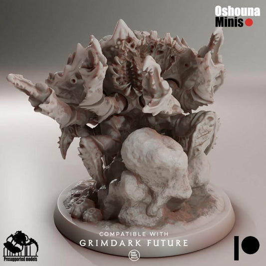 Oldscar Crab - Deep Hive - Oshounaminis - Tabletop wargaming miniature for Grimdark | OPR | Sci-fi | Alien | Bug | Resin 3D Printed Mini