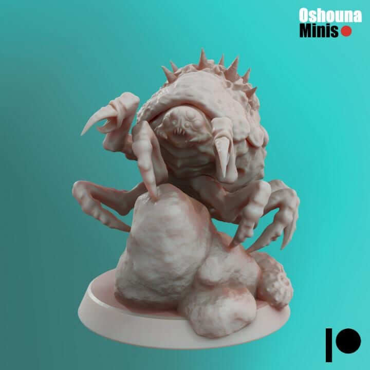 Spike Shooter Bugs 10 - Deep Hive - Oshounaminis - Tabletop wargaming miniature for Grimdark | OPR | Sci-fi | Alien | Bug | Resin 3D Printed