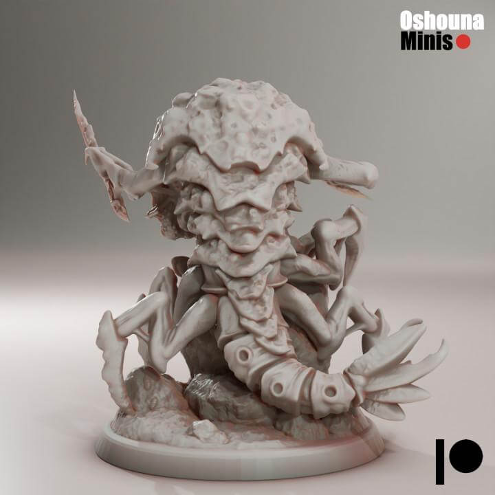 Insect Lord 1.0 with 5 variations - Deep Hive - Oshounaminis - Tabletop wargaming miniature Grimdark | OPR | Sci-fi | Alien | Bug | Mini