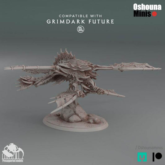 Sky Shredder - Deep Hive - Oshounaminis - Tabletop wargaming miniature for Grimdark | OPR | Sci-fi | Alien | Bug | Resin 3D Printed Mini