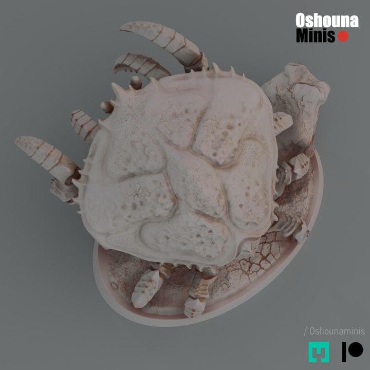 Slasher Crab 2.0 - Deep Hive Oshounaminis - Tabletop wargaming miniature for Grimdark | OPR | Sci-fi | Alien | Bug | Resin 3D Printed Mini