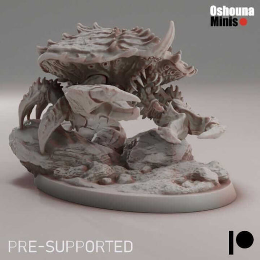 King Crab -  Deep Hive - Oshounaminis - Tabletop wargaming miniature for Grimdark | OPR | Sci-fi | Alien | Resin 3D Printed Mini | Swarm