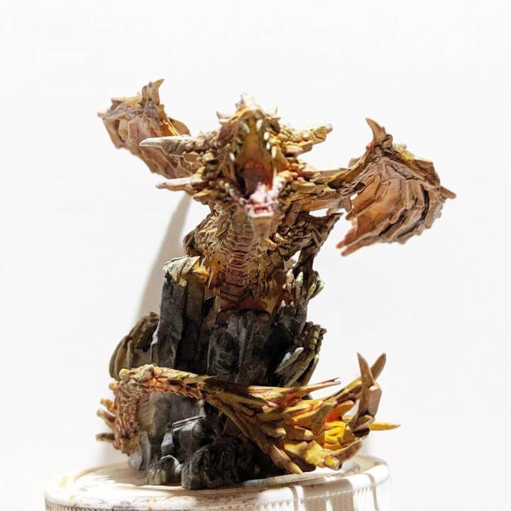 Crystal Dragon - Fantasy | Print your Monster | PathFinder | Mini | Tabletop Wargaming | Dungeons and Dragons | Resin | Fantasy | RPG |