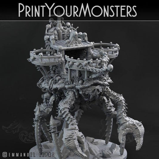 Crab Ship  - Print your Monster - Suitable for fantasy | RPG | Dungeons and Dragons and other tabletop wargames