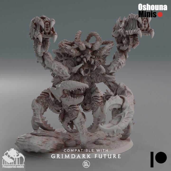 Yeti Crab - Deep Hive - Oshounaminis - Tabletop wargaming miniature for Grimdark OPR | Sci-fi | Alien | Bug | Resin 3D Printed Mini | Swarm