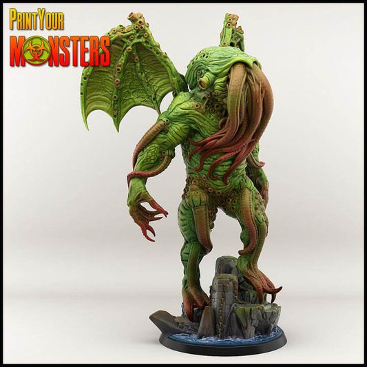 Cthulhu - | Fantasy | Print your Monster | PathFinder | Mini | Tabletop Wargaming | Dungeons and Dragons | Resin | Fantasy | RPG | D&D