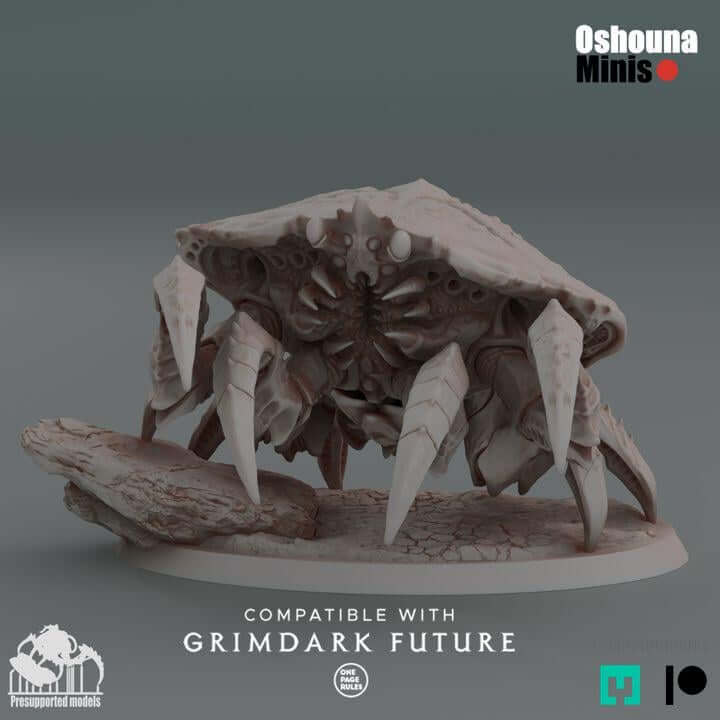 Slasher Crab 2.0 - Deep Hive Oshounaminis - Tabletop wargaming miniature for Grimdark | OPR | Sci-fi | Alien | Bug | Resin 3D Printed Mini