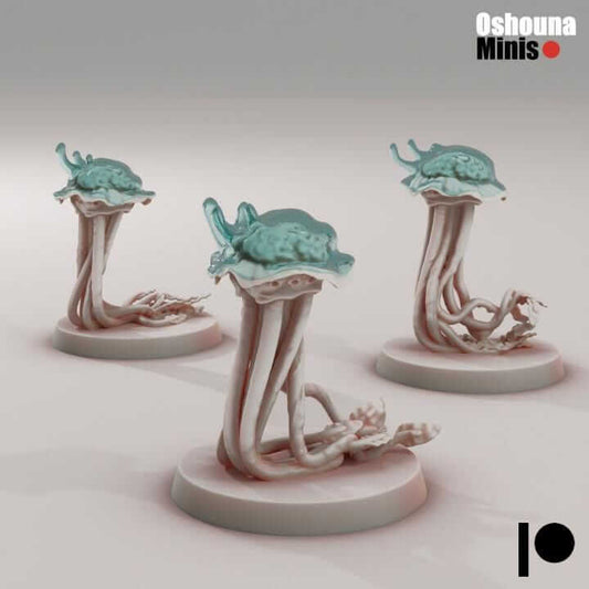 Deep Hive - JellyFish and Parasite spore mines   - Tabletop Wargaming Compatible with GrimDark, OPR and other table top Wargames