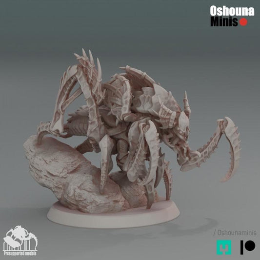 King Leaper - Deep Hive - Oshounaminis - Tabletop wargaming miniature for Grimdark | OPR | Sci-fi | Alien | Resin 3D Printed Mini | Swarm