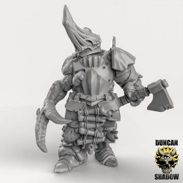 Possessed Chaos Warriors | Duncan Shadow| PathFinder | Mini | Tabletop Wargaming | Dungeons and Dragons | Resin | Fantasy | RPG