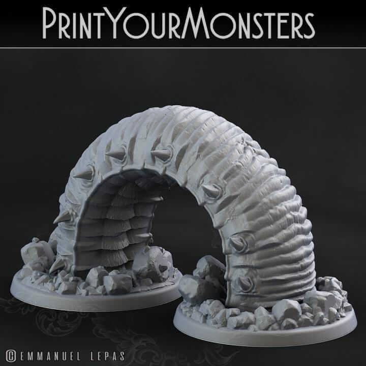 Purple Worm x3 | Fantasy | Print your Monster