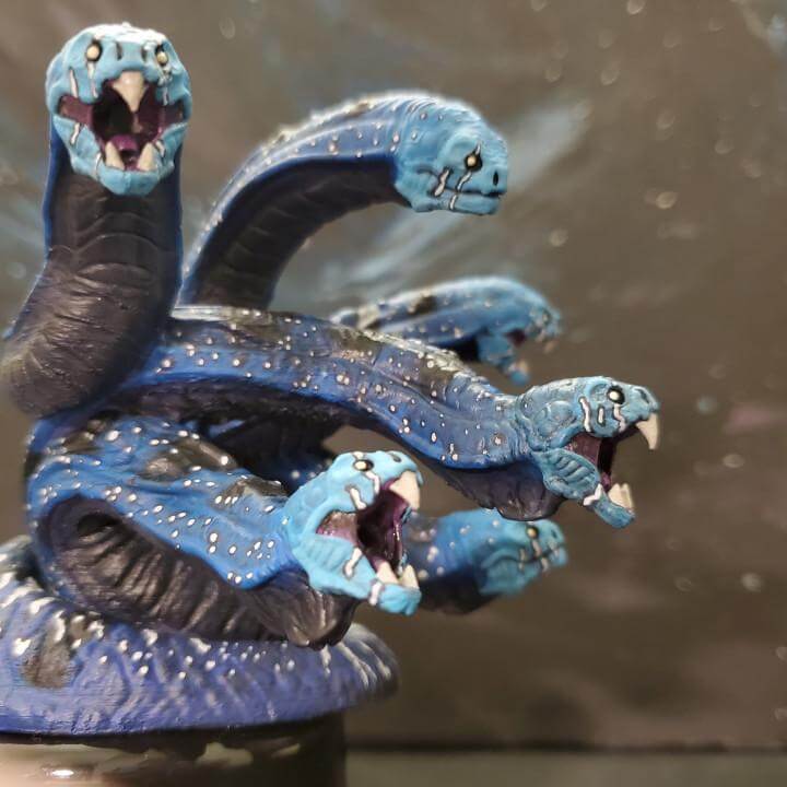 Hydra | Fantasy | Print your Monster | PathFinder | Mini | Tabletop Wargaming | Dungeons and Dragons | Resin | Fantasy | RPG |