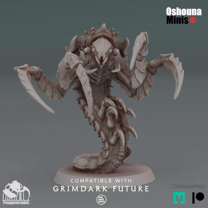 Ravenous Shrimps x3 - Deep Hive - Oshounaminis - Tabletop wargaming miniature for Grimdark | OPR | Sci-fi | Alien | Bug | Resin 3D Printed