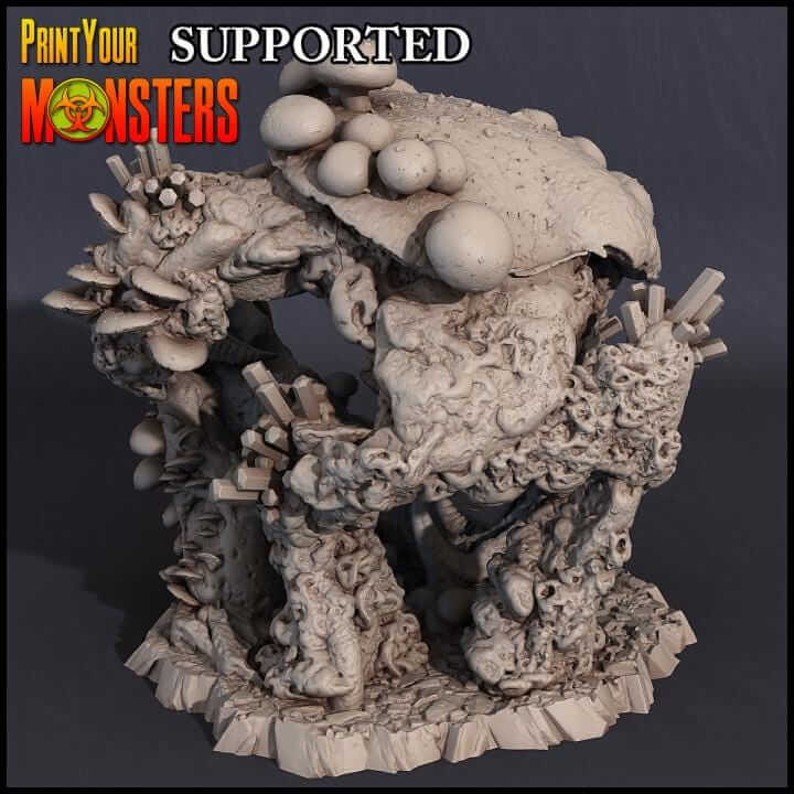 Behemoth Grotto Fungi | Fantasy | Print your Monster | PathFinder | Mini | Tabletop Wargaming | Dungeons and Dragons | Resin | Fantasy | RPG