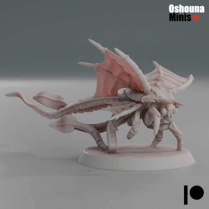 Flying SpikeSpitters x8 - Deep Hive - Tabletop wargaming miniature for Grimdark | OPR | Sci-fi | Alien | Bug | Resin 3D Printed Mini | Swarm