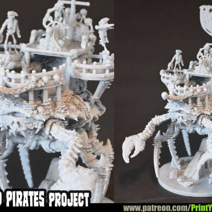 Crab Ship  - Print your Monster - Suitable for fantasy | RPG | Dungeons and Dragons and other tabletop wargames